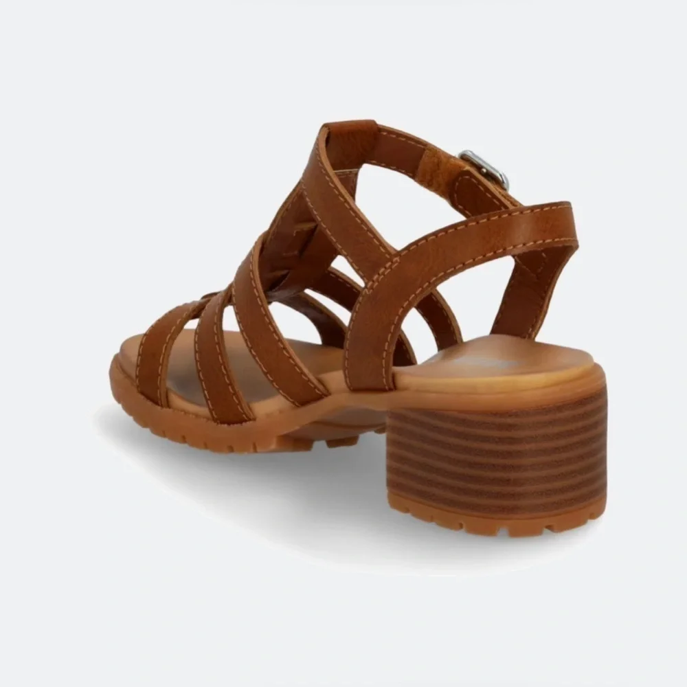 NEW MIA Kids Cognac Heeled Sandals